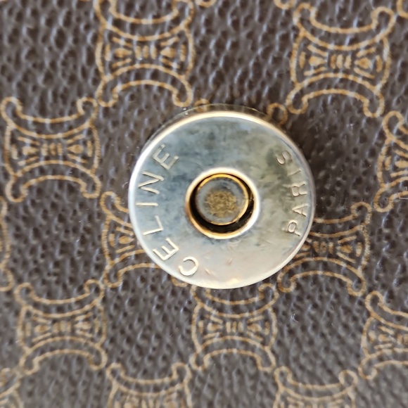 Authentic CELINE Macadam Convertible Shoulder Bag Clutch Purse EUC - Picture 5 of 17